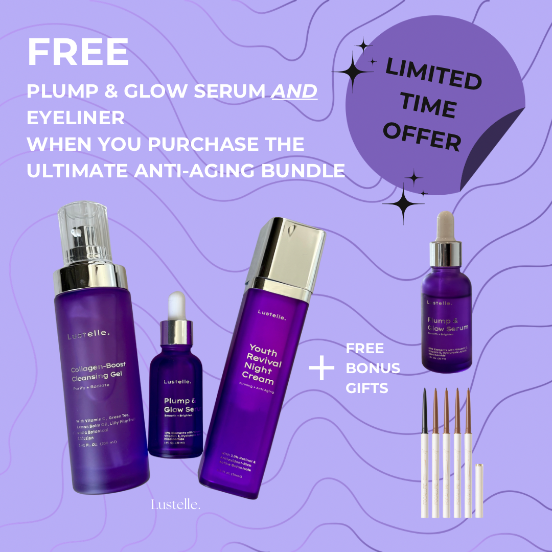 Load image into Gallery viewer, FREE GIFTS! Ultimate Anti-Ageing Bundle - Cleanser/Serum/Night Cream