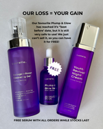 Load image into Gallery viewer, OUR LOSS, YOUR GAIN! Plump & Glow Serums have reached their Best Before date, however they are still fine to use!