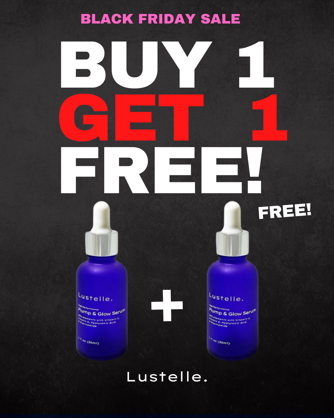 Load image into Gallery viewer, BUY ONE GET ONE FREE! Black Friday Sale! Plump &amp; Glow Serum
