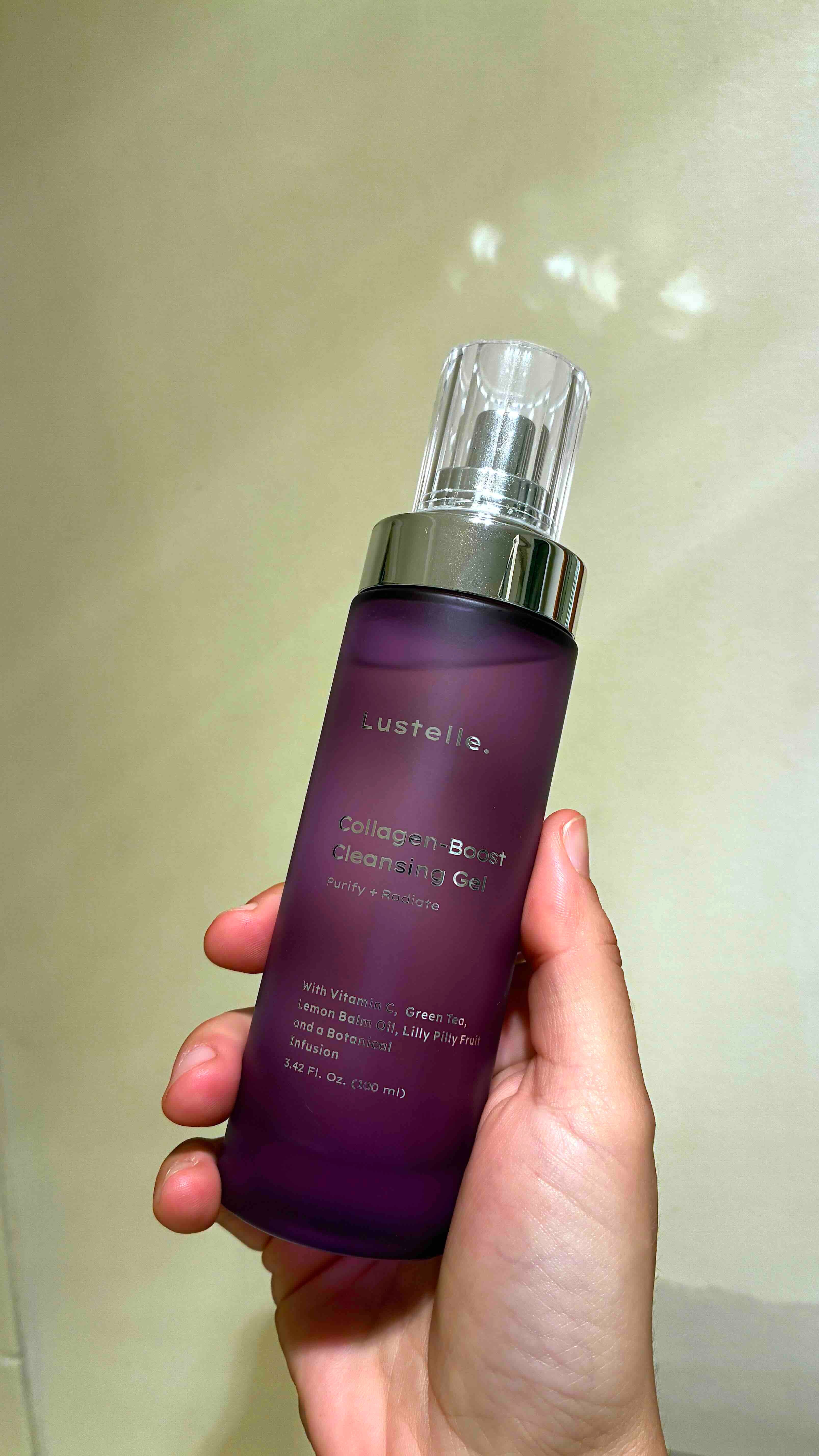 Lustelle Antioxidant Gel Cleanser – Gentle. Nourishing. Protective. (100ml Bottle)