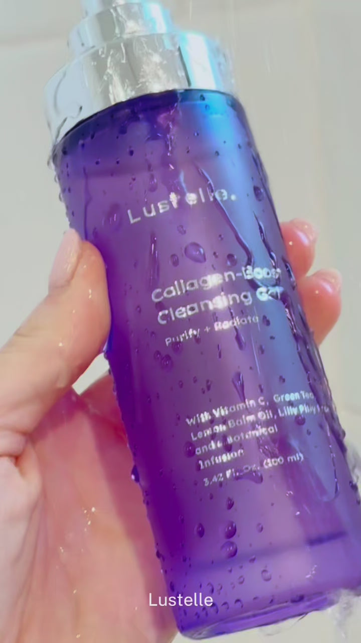 Load and play video in Gallery viewer, Lustelle Antioxidant Gel Cleanser – Gentle. Nourishing. Protective.
